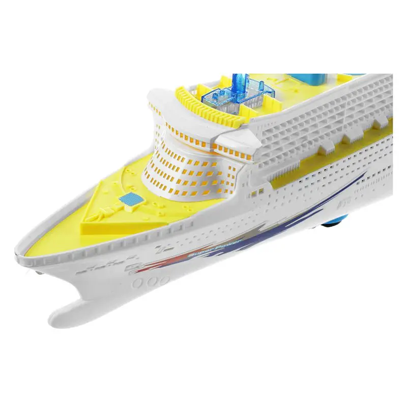 Океанский лайнер Круизный корабль лодка электрическая игрушка мигающий