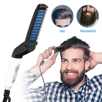 multifunctional hair comb men beauty hair styling comb beard straightening hair styling tool electric hair straightening brush