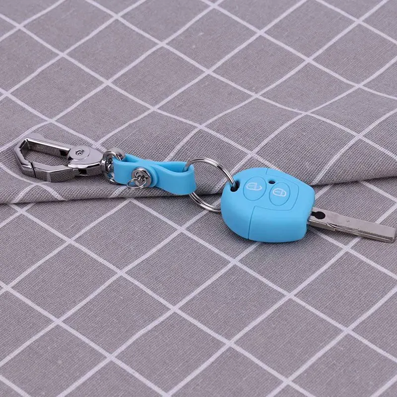 

Multi-color High Quality 2 Button New Fashion Silicone Key Case Cover For Sagitar Car Key Decoration
