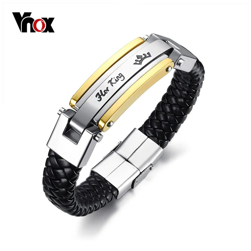 Кожаный браслет с шармами для влюбленных и мужчин 8 66 дюйма|bracelets for|leather bracelets for