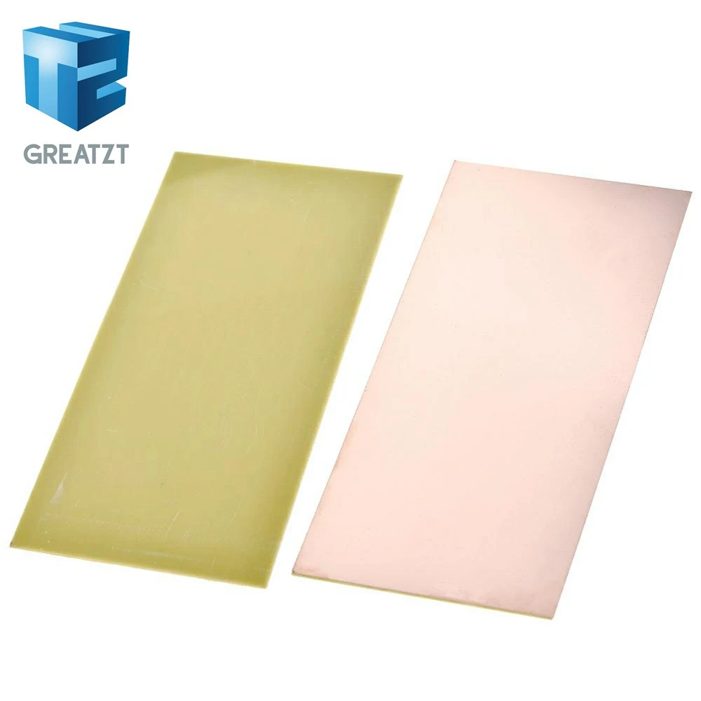 GREATZT 100x200x1.5mm single Sided Copper Clad Plate Pcb Circuit Board Fr4 Laminate | Электронные компоненты и