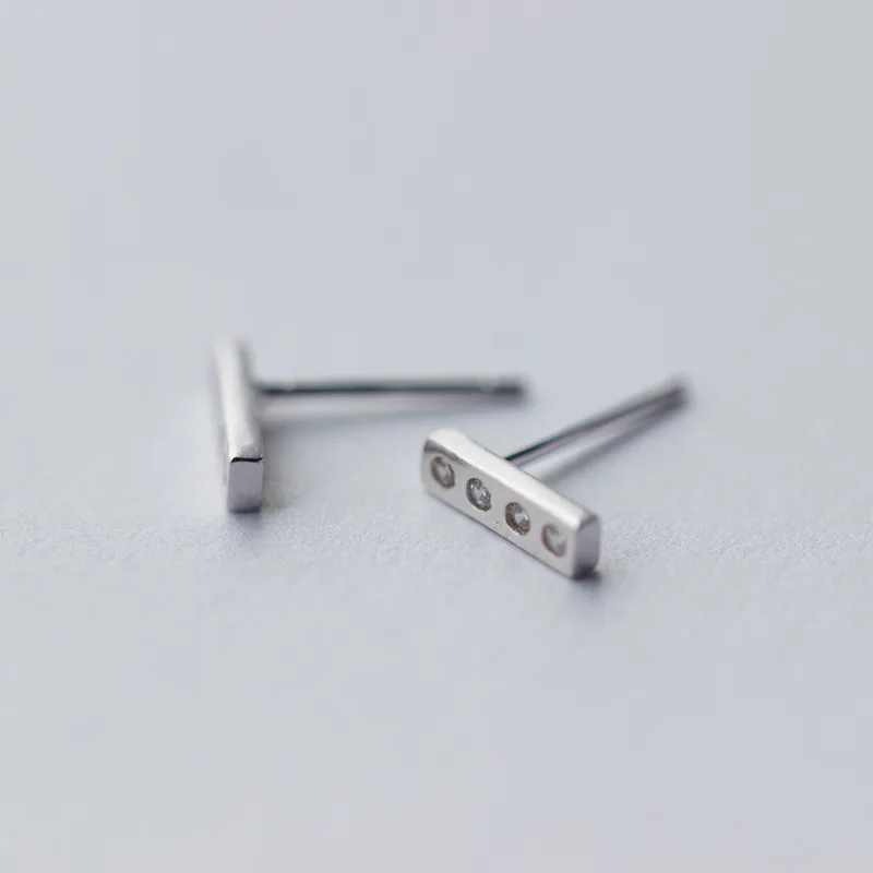 

MloveAcc Real 925 Sterling Silver Earrings for Women Fine Jewelry Wedding Engagement Party Gifts
