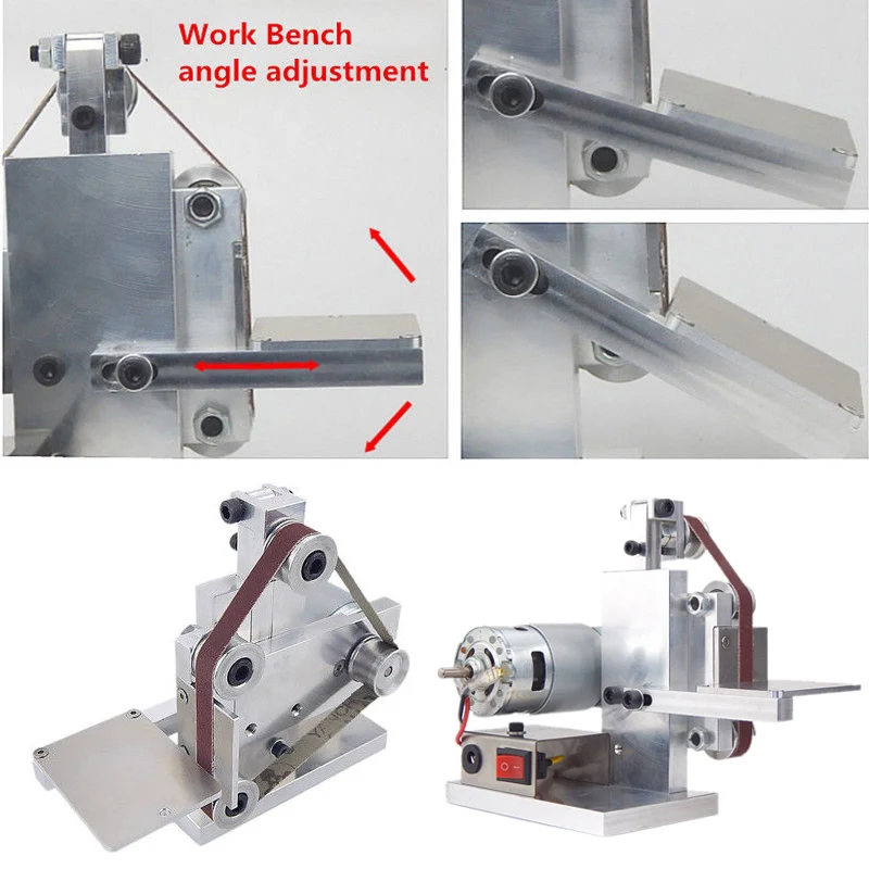 

HOT DIY Mini Belt Sander Cutter Apex Edge Sharpener Polishing/Grinding Machine Tool NDS