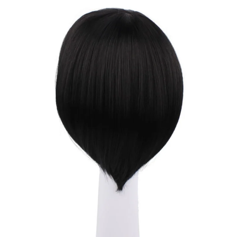 Аниме Haruka Nanase бесплатно! Косплей короткие черные волосы парик Хэллоуин |