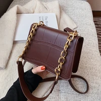 stone pattern small pu leather underarm bags for women 2021 winter luxury trend shoulder crossbody handbags branded hand bag
