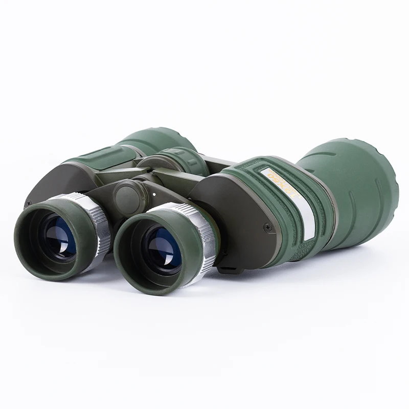 Мощный бинокль 10x50 большой окуляр HD с зеленой пленкой водонепроницаемый