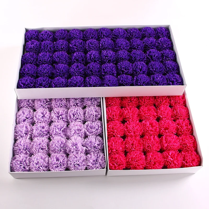 Цветок 50 штук искусственный цветок гвоздики голова 6 см украшение для дома ручной