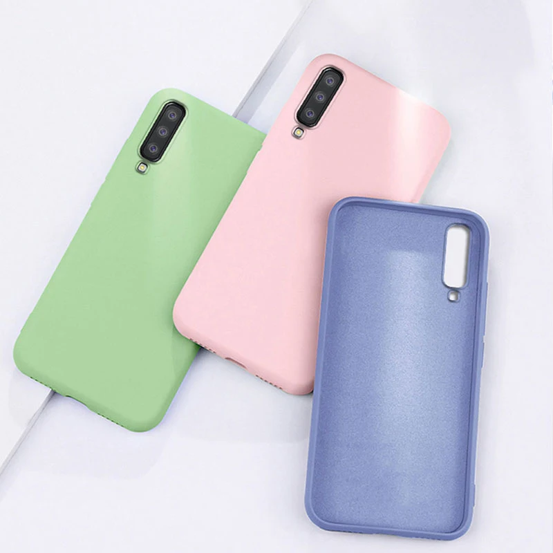 Чехол для Samsung Galaxy A50 жидкий силиконовый чехол A10 A20 A30 A40 A60 A70 Sansung A 50 70 мягкие чехлы