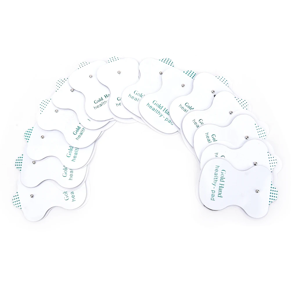 

50pcs/lot white health Electrode Pads patch for Tens Acupuncture Slimming massager Digital Therapy Massage Machine