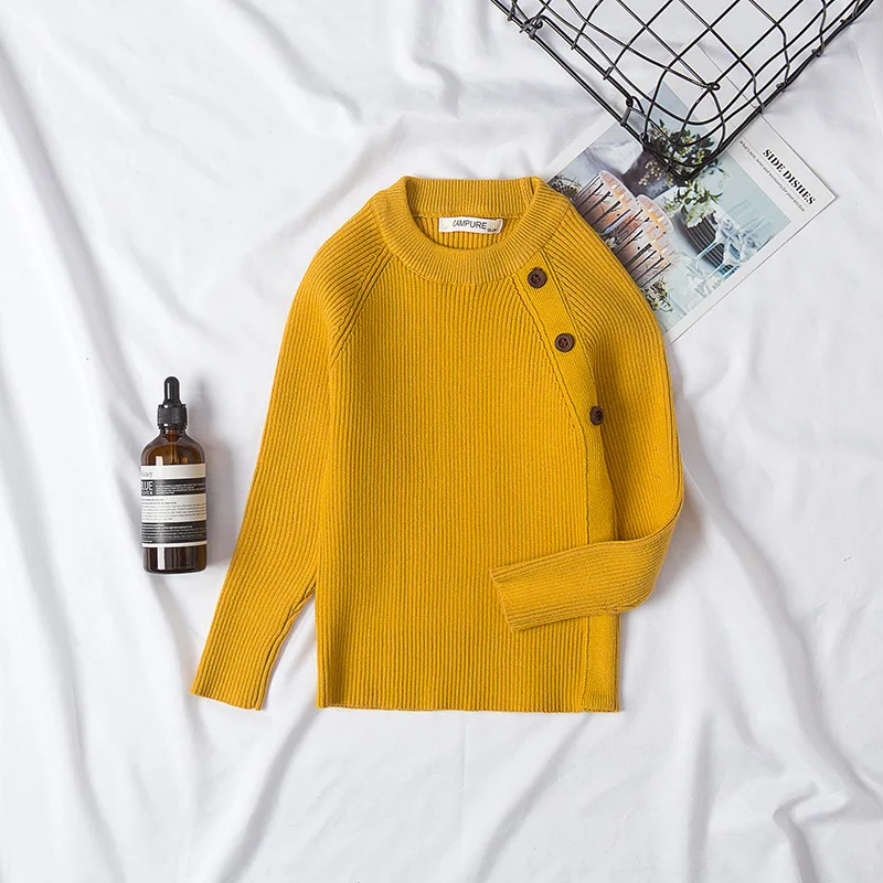 Осень 2020 детские свитера детский вязаный свитер для младенцев Детские с длинными