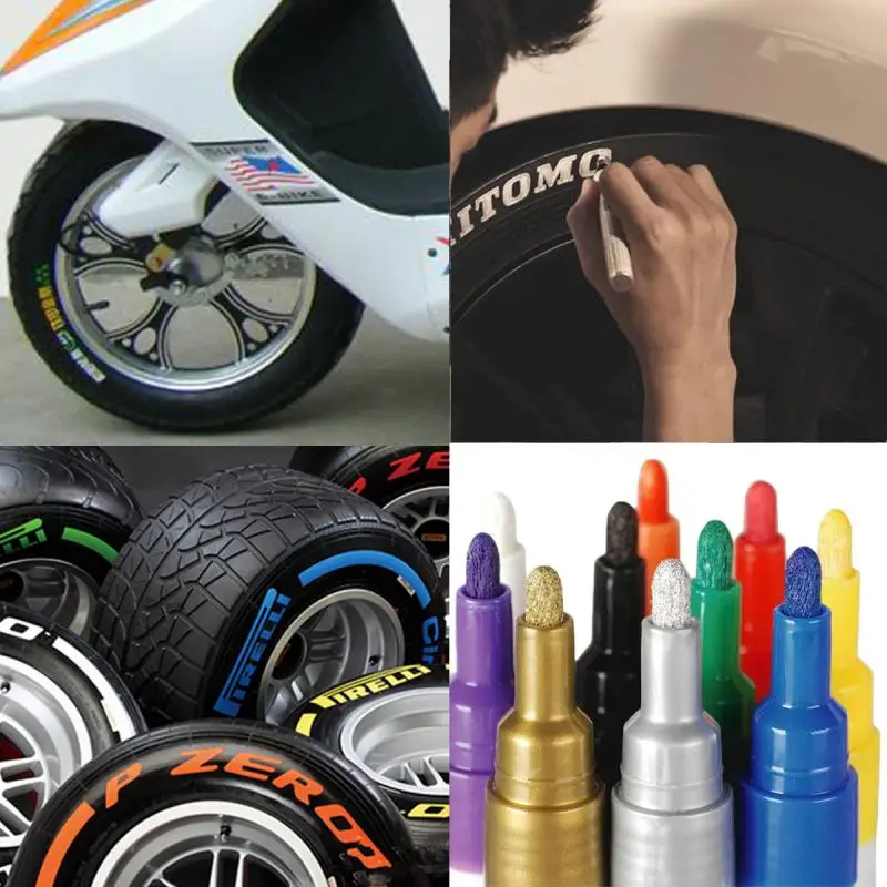 Водонепроницаемый Краски по уходу за автомобилем для колес Стикеры колеса шины