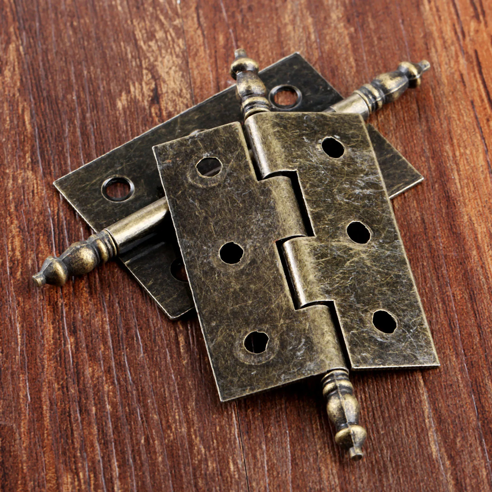 2 шт. античная бронза 86*55*39 мм петли для шкафа ящика двери 6 отверстий шкатулка