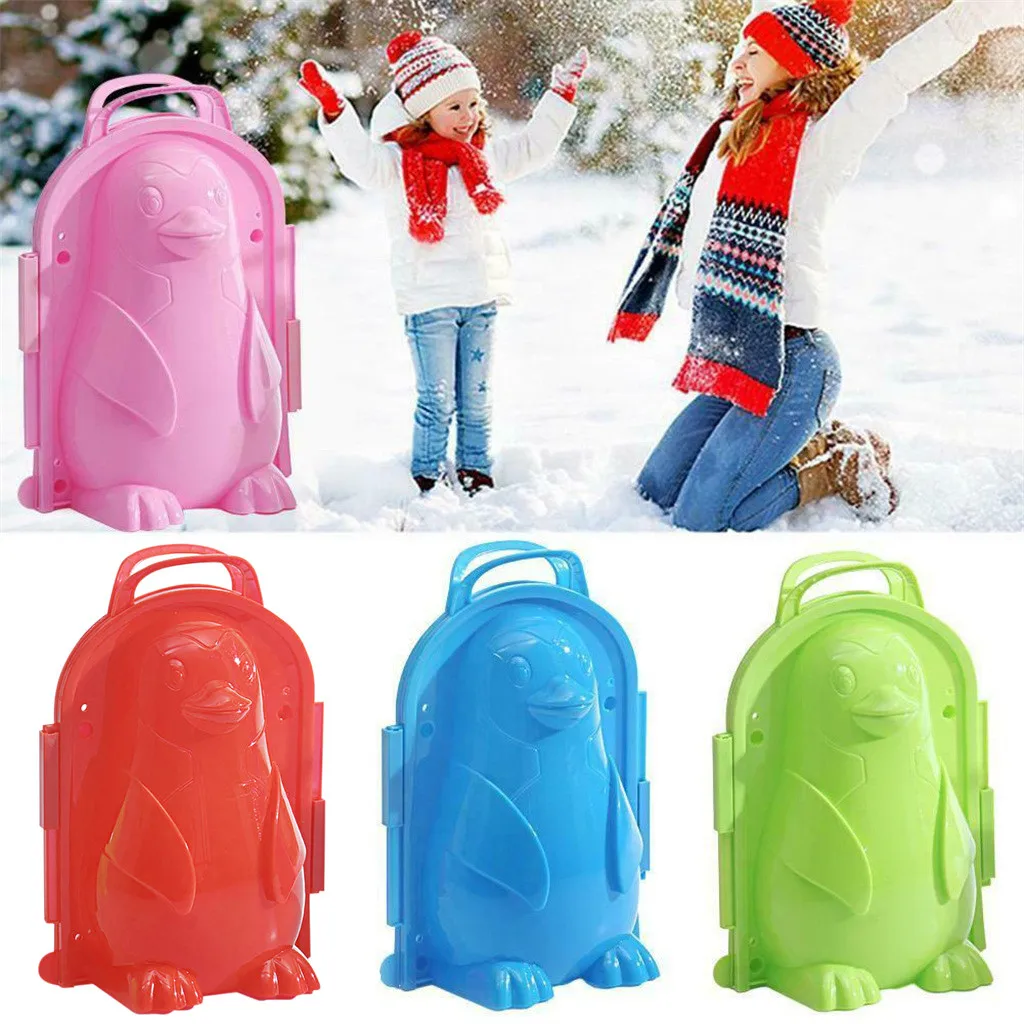 3D мультфильм Пингвин снежок производитель клип Инструмент детская игрушка для