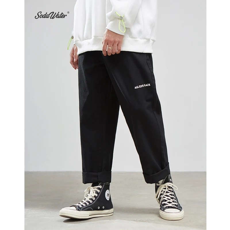 SODAWATER новая коллекция Мужская одежда длина по щиколотку штаны хип-хоп стиль