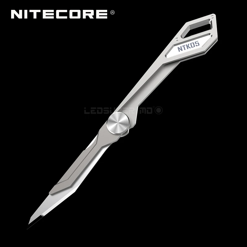 Nitecore NTK05 ультра Крошечный титановый брелок нож для повседневного