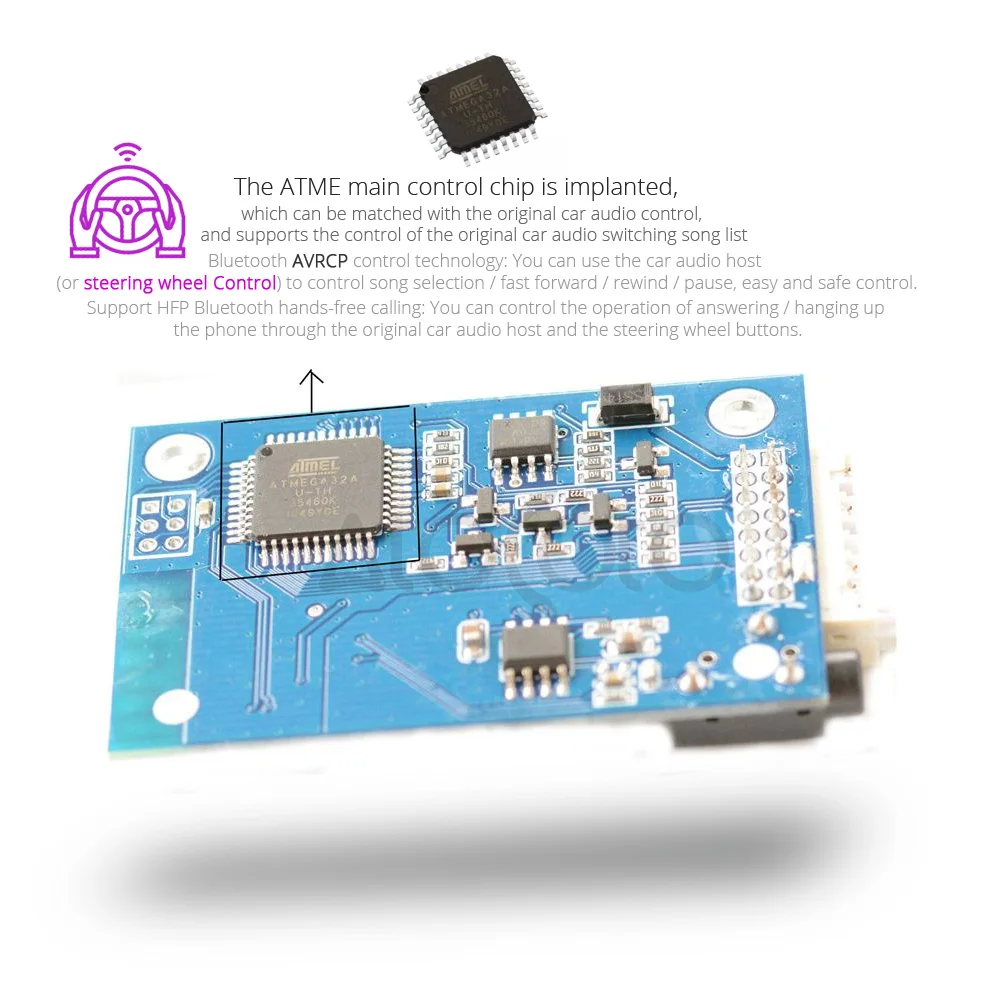 Автомобильный Bluetooth 5 0 AUX гарнитура 8 pin адаптер A2DP музыкальный аудио кабель для Audi