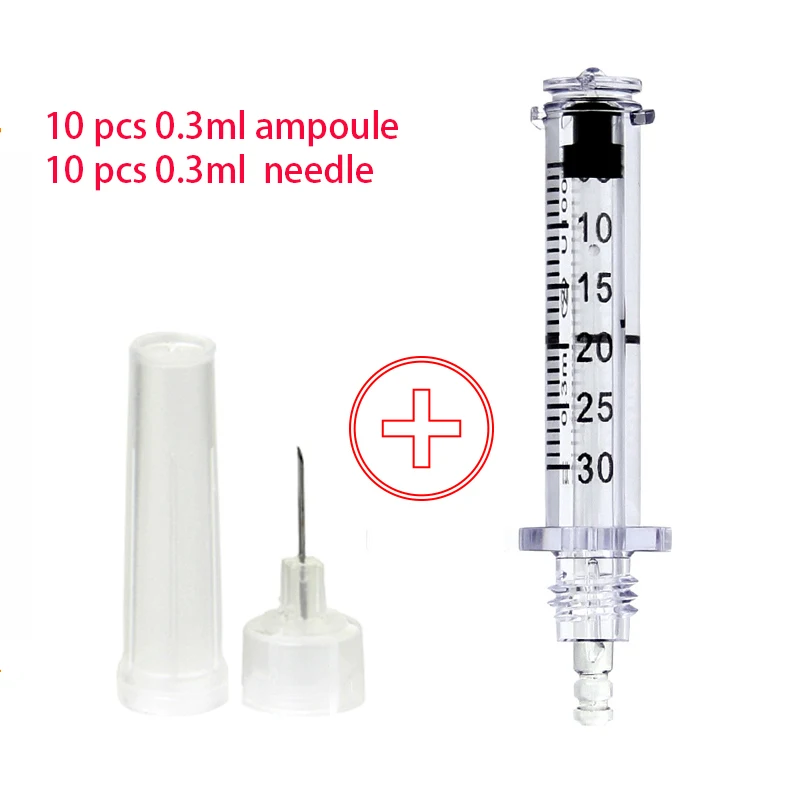 Шприц с ампулой 0 3 мл комплект насадкой для соединения гиалуроновой кислотой