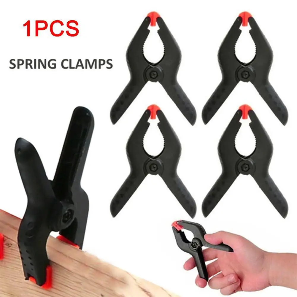 

1pcs Hand Tools Hard Plastic Spring Clip Woodworking Model Grip Clamp Spring Making inchToggle 6" DIY Bonding I1C3