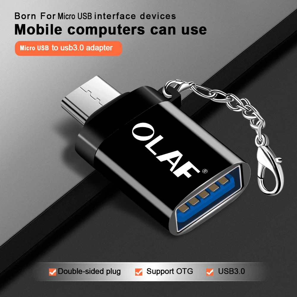 Олаф 5V микро USB кабель-адаптер MicroUSB OTG для Xiaomi Redmi samsung huawei Android зарядки конвертер Портативный Кабельный разъем