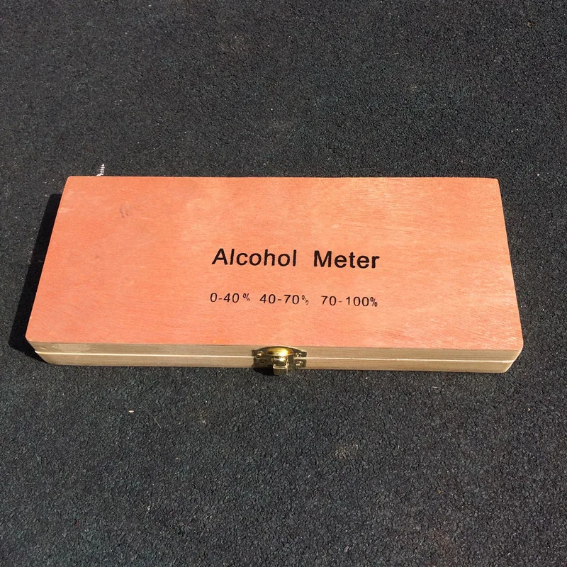 4 PCS Hydrometer Alcoholmeter Set 0 to 100% Alcohol Meter Tester+Thermometer Wine Vintage Concentration Tool | Инструменты