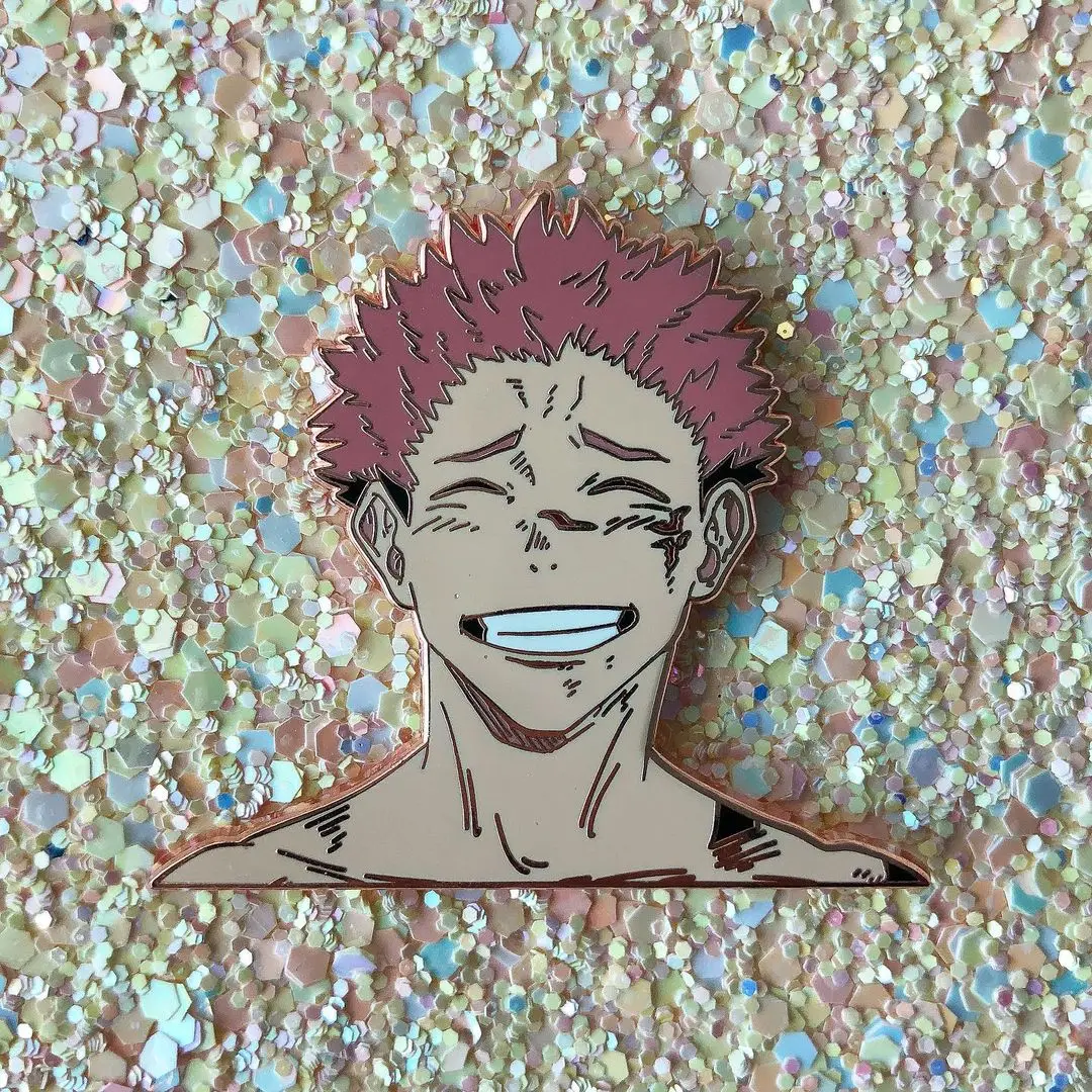 

Sale Cute Jujutsu Kaisen Sukuna Hard Enamel Pin Kawaii Brooch Fashion Medals Badge Lapel Pin Backpack Decor Jewelry Gifts 2021
