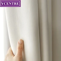 ycentre modern style solid color window treatment curtains thermal insulated curtains blackout curtain drape for living room