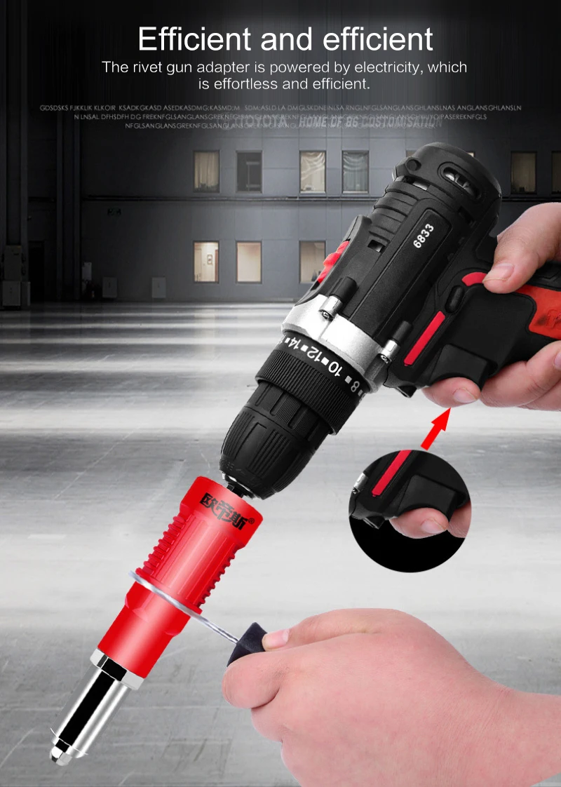 HILDA электрическая заклепочная гайка клепальный станок беспроводная клепальная