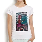 Японский ниндзя Сакура Харуно смешные аниме футболка женская летняя обувь Новая повседневная футболка с короткими рукавами футболка femme Милая уличная футболка