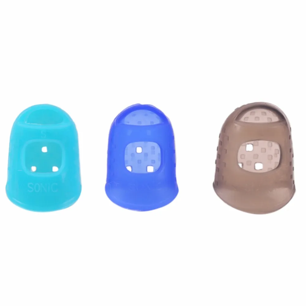 S/M/L Силиконовая защита для кончиков пальцев гитарная струна левая рука от пресса