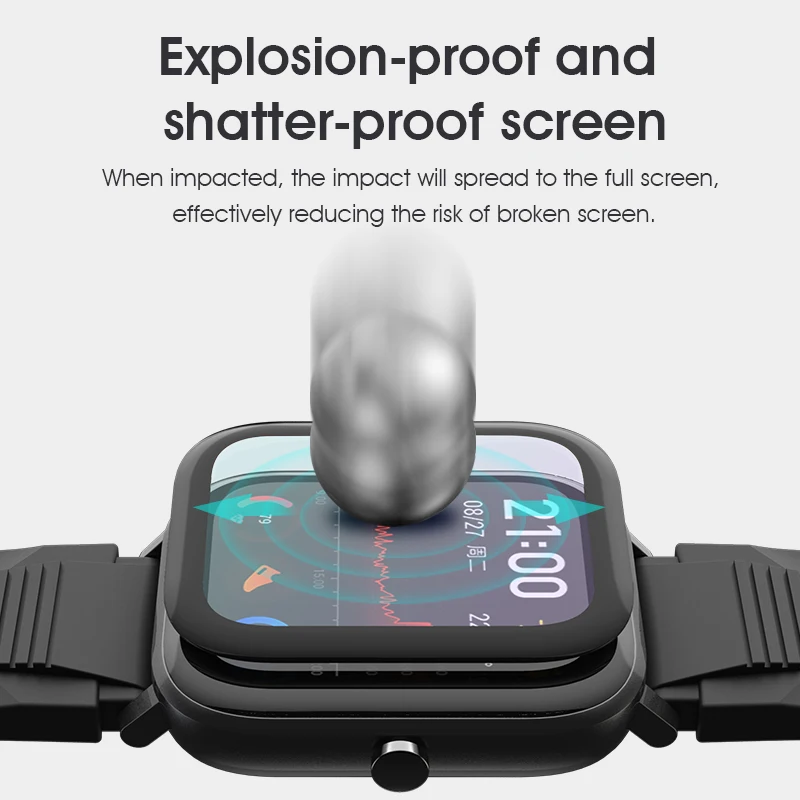 Защитная пленка для Huami Amazfit GTS защитная полное покрытие 3D Изогнутые композитные