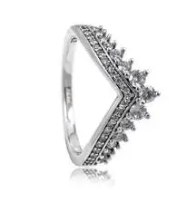 Hot Sale Real 925 Sterling Silver Lucky Finger Rings For Women Fashion Jewelry Gift Drop shipping - Цвет основного камня: 6