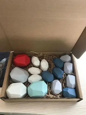 

Colorful Simulation Stone Children Montessori Puzzle Toys Building Block Challenging Game Creative Jenga Toys Early Educational