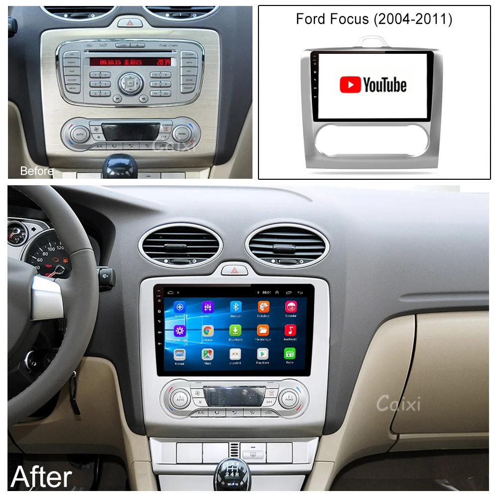 CAIXI 9 дюймовый автомобильный Android 0 2 DIN Авторадио аудио Автомобильное Радио