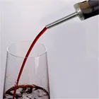 Нержавеющая Сталь Вино оливковое масло Pourer Диспенсер со стеклянным носиком Бутылка Pourer Пробка колба сухое красное Вино горшок Бутылка пробка
