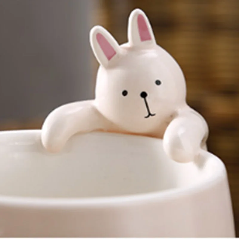 Новый 400 мл модные 3D милый кот с животным принтом медвежонка рукоятки керамика