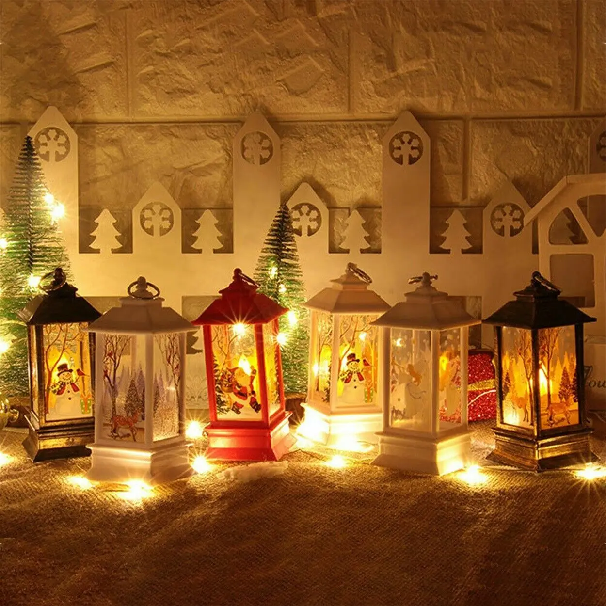 Рождественский светильник снеговик звезда Ночной светодиодный детский подарок