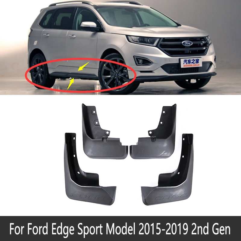 Only Sport Model Переднее заднее крыло автомобиля для Ford Edge~ крыло брызговик щиток брызговиков аксессуары для брызговиков 2nd 2 Gen - Название цвета: Only Sport Model