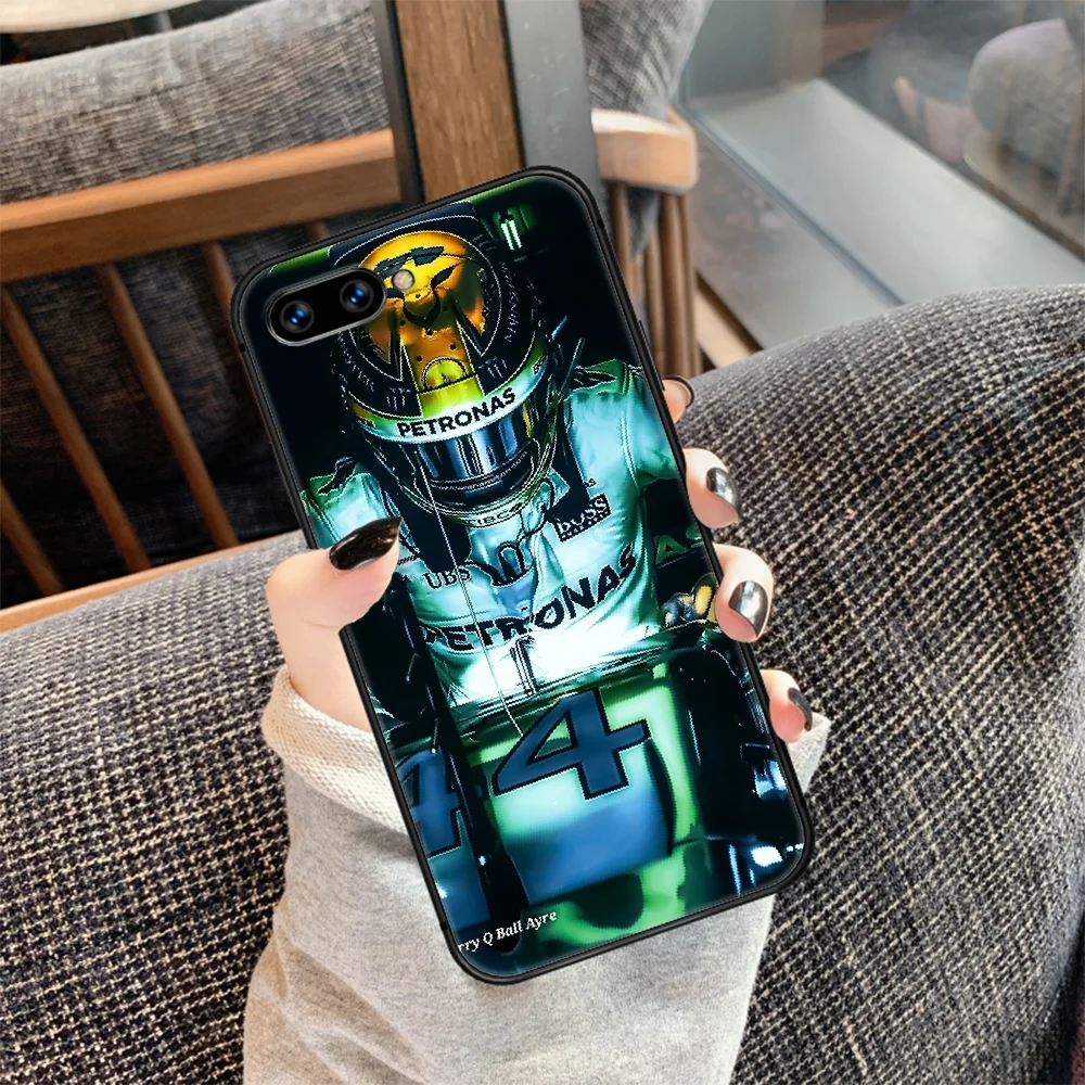 

lewis hamilton F1 44 Racing Phone Case Cover Hull For HUAWEI honor 7a 8 8s 8a 8x 9 9x 10 20 i Lite Pro black Coque Soft Cover