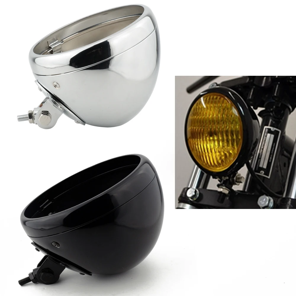 Налобный фонарь для мотоцикла хромированный 7 дюймов 1986 2019| |