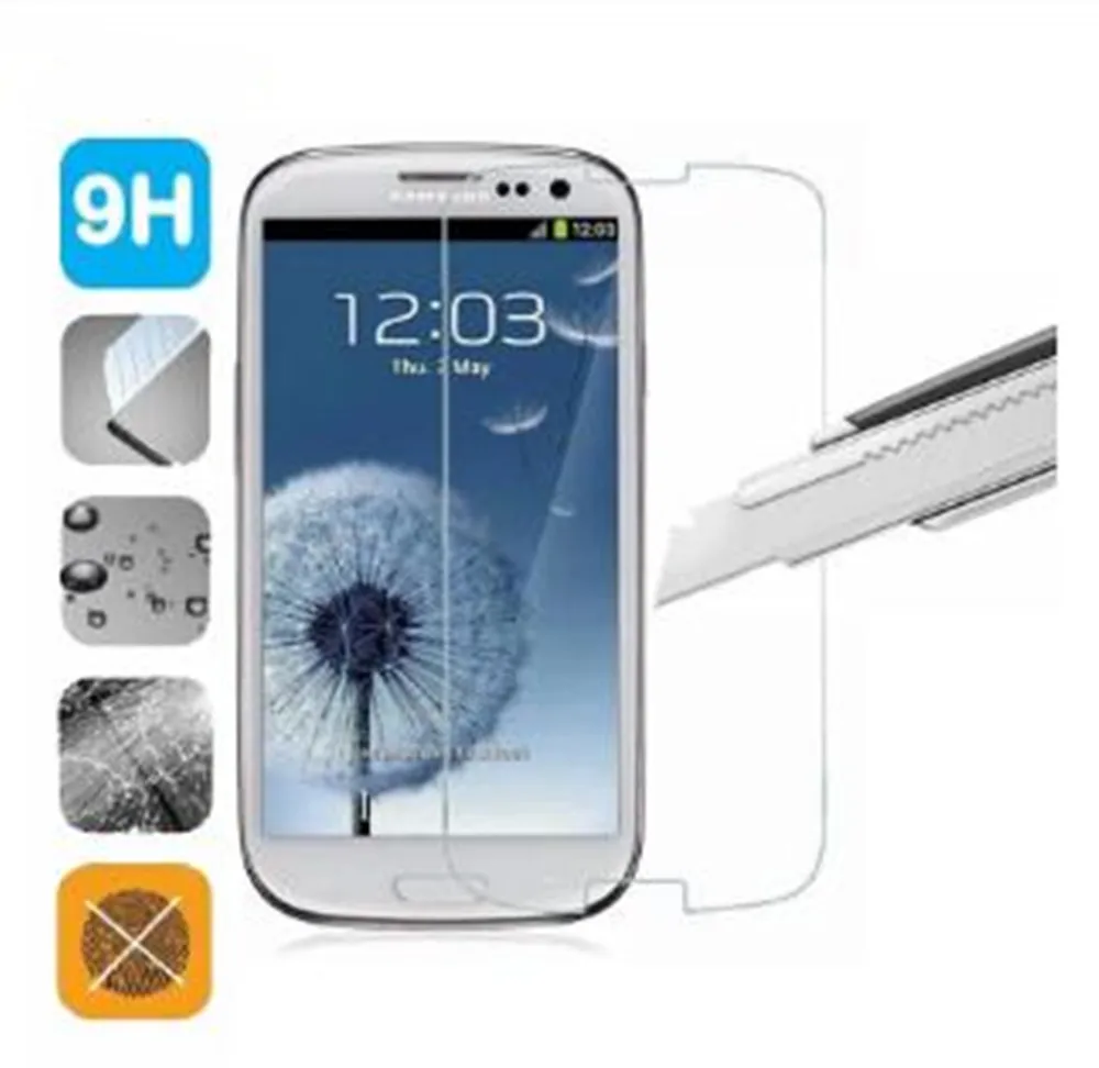 Закаленное защитное стекло 9H для Samsung Galaxy S3 SIII Neo i9301i I9300i | Мобильные телефоны и