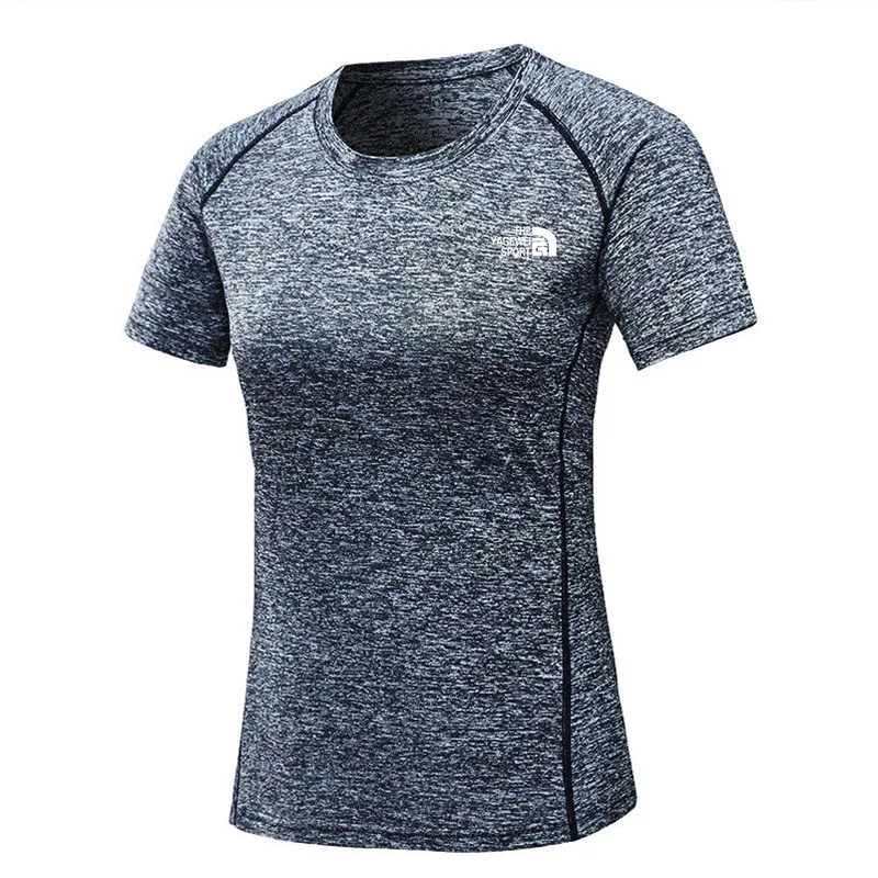 

Woman Men Running T-Shirts Quick Dry Compression Sport T-Shirts Fitness Gym Running Shirts Soccer Shirts Men's Jersey Sportswear