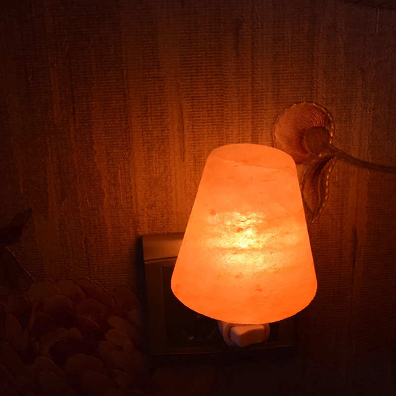 

Миниатюрный ночник из гималайских теплых белых солей, настенный комнатный светильник для спальни, украшение с натуральными кристаллами ру...