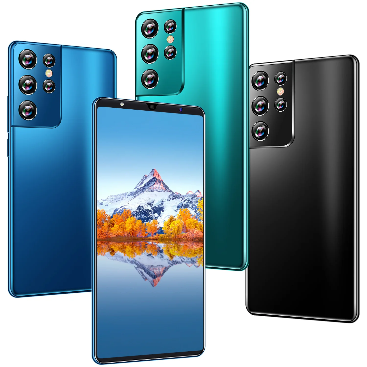 

S21 Ultra 6.7Inch SmartPhone Android11.0 6800mAh 12+512GB Full Screen Facial Unlock Dual SIM 32MP+50MP 5G Network Mobile Phone