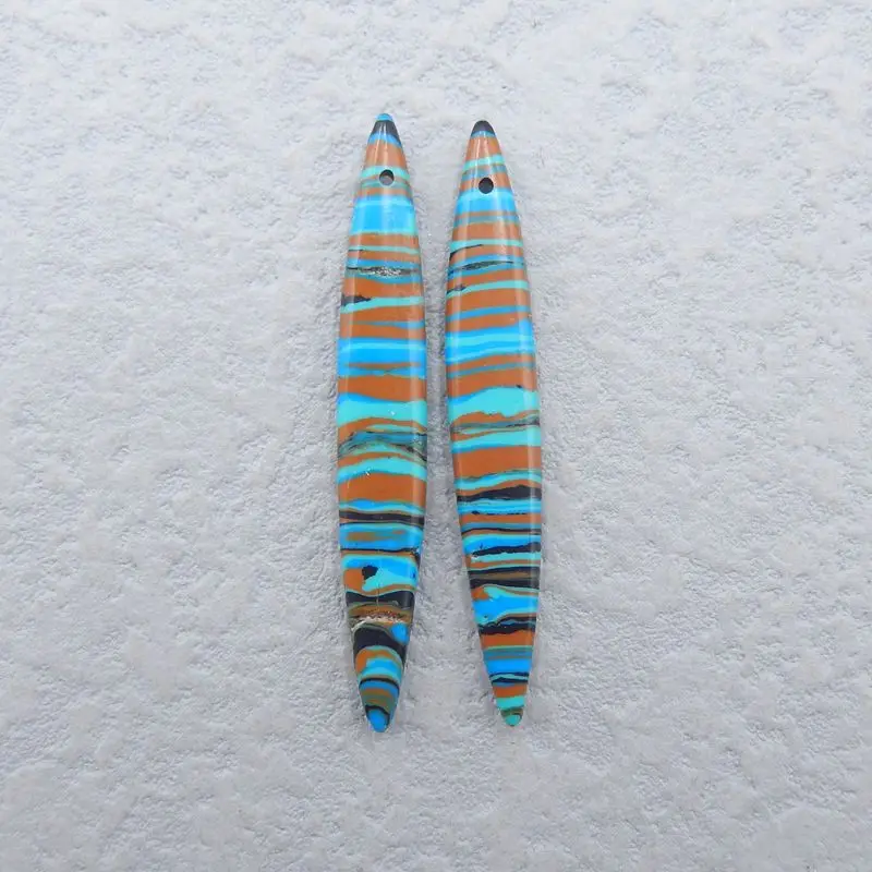 Серьги ручной работы из радужной яшмы бижутерия бисера модные серьги для женщин