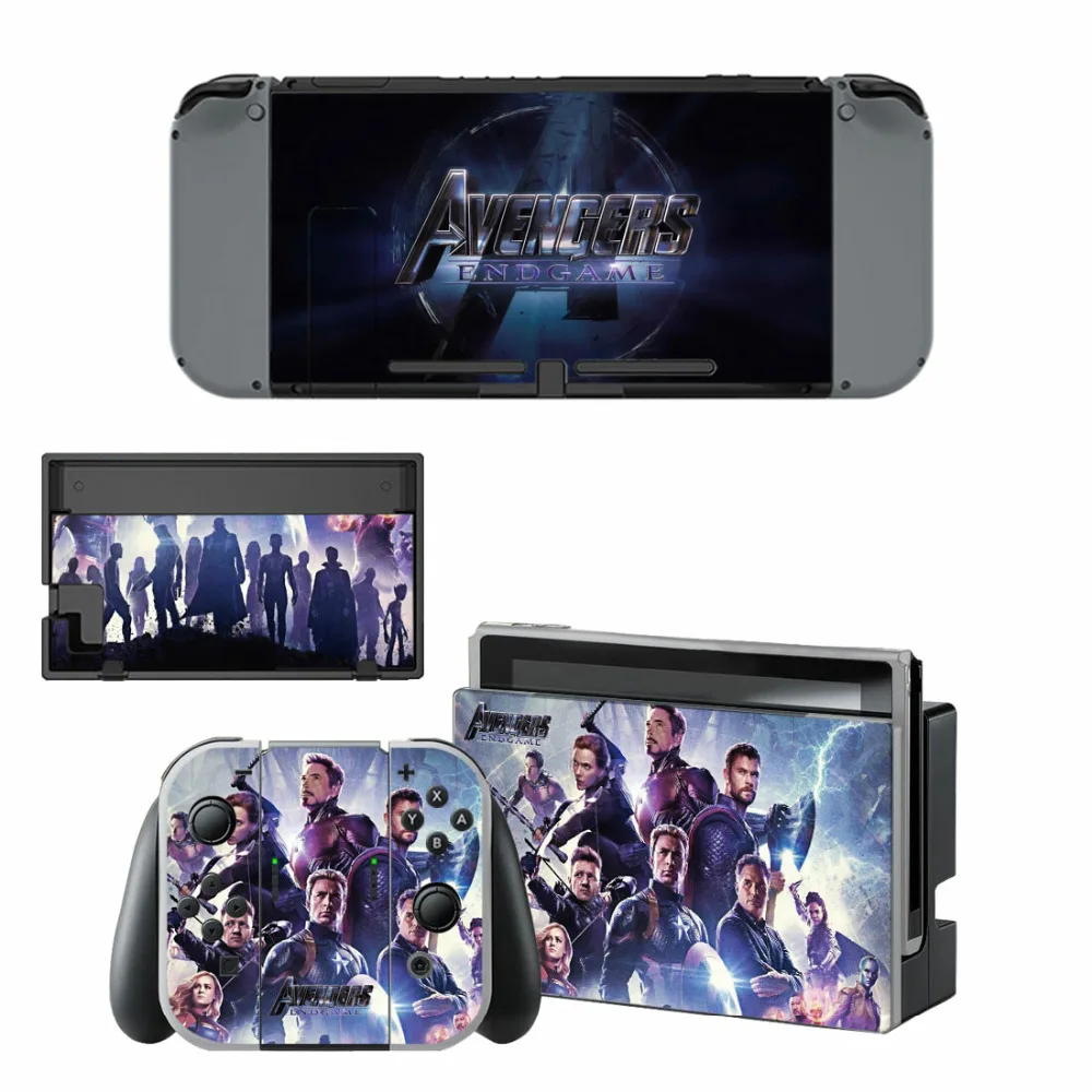 Мстители, супер герой, rend Switch Skins, наклейка nintendo switch для консоли nintendo Switch Joy-con, контроллер
