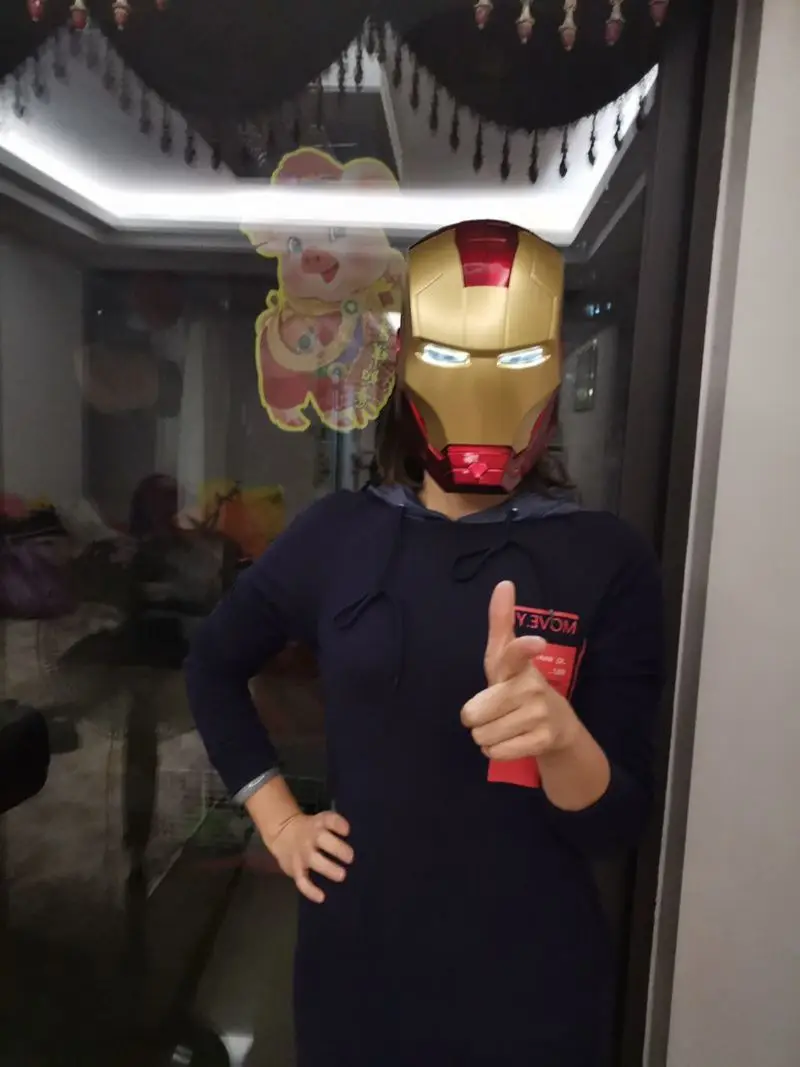 Новинка высококачественный светодиодный шлем для мужчин полностью закрывающий