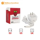 Адаптер питания для Raspberry Pi 4 Model B Official USB-C, 5,1 В, 3 А, блок питания для Raspberry Pi 4 RPI112