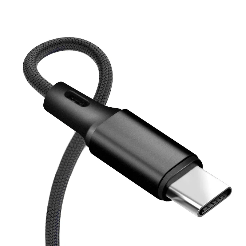 Черный IONCT 3A Micro usb кабель для передачи данных 3 м Быстрая зарядка для iPhone Xiaomi samsung Android usb type c кабель зарядное устройство для мобильного телефона шнур провод - Цвет: Черный