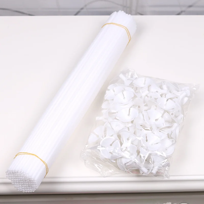 10 шт. 40 см латексные шариковые палочки многоцветные воздушные шары держатель с