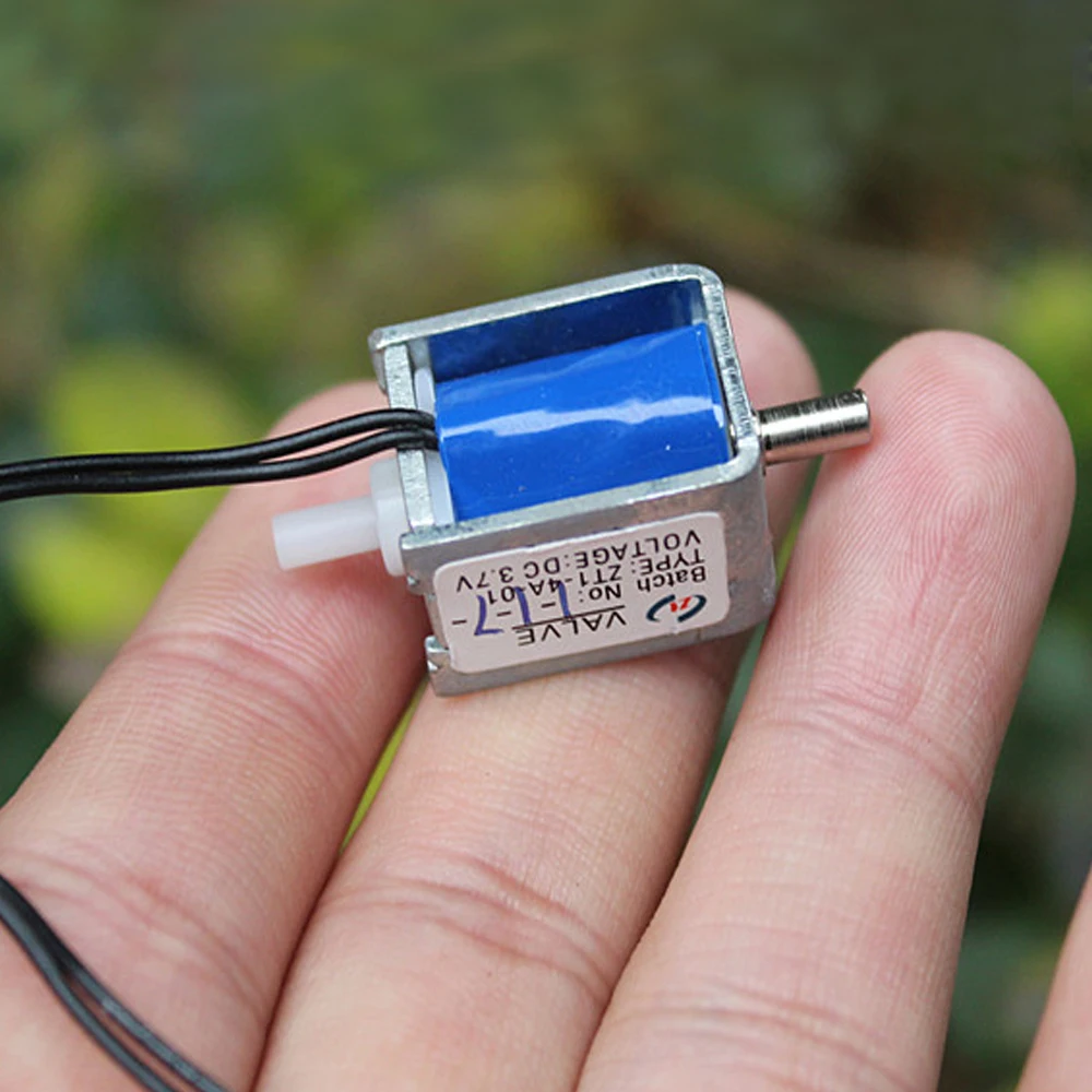 Миниатюрный N/O воздушный клапан постоянного тока 3V-5V 3 7 V 4 2 Малый